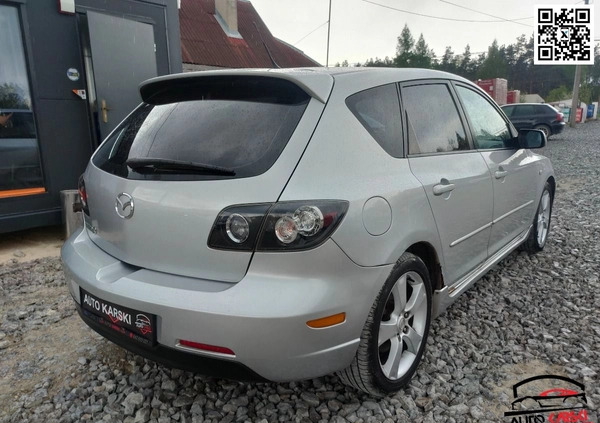 Mazda 3 cena 6900 przebieg: 194000, rok produkcji 2007 z Radzymin małe 529